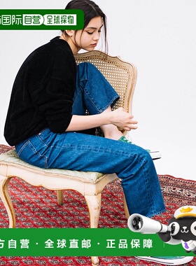 1h可退 日本直邮J.B.ATTIRE 女士直筒牛仔裤 有机棉材质 立体剪裁