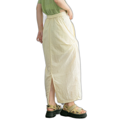 1h可退 日本直邮KBF 女士侧边褶皱设计裙子 KB4525J140时尚舒适高