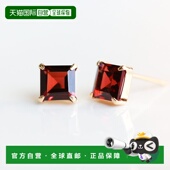 日本直邮cui cui K18 1h可退 黄金石榴石耳钉 330232配饰