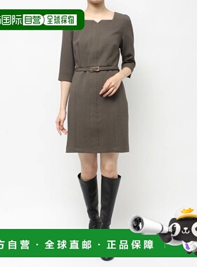 日本直邮TONAL 女装 亮片修身迷你连衣裙 7分袖设计 日系优雅职场