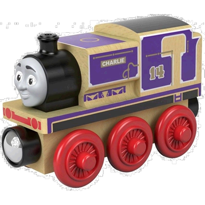 MATTEL美泰火车模型托马斯坦克引擎木轨系列查理FHM2