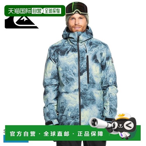 日本直邮 QUIKSILVER 男士 滑雪服防水 透湿性 拒水 MISSION PRIN
