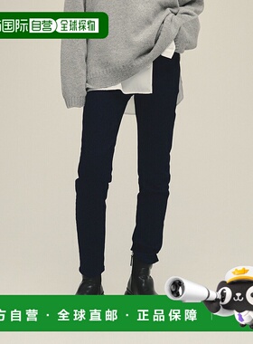 1h可退 日本直邮eL 女装 高弹修身直筒牛仔裤 608895直筒裤