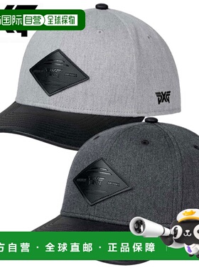 日本直邮PXG 高尔夫球帽 菱形贴片按扣帽 23PXG000173