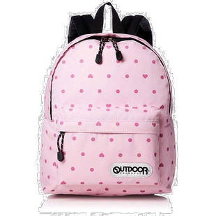 【日本直邮】OUTDOOR PRODUCTS儿童双肩包 B5收纳 心形/圆点图案