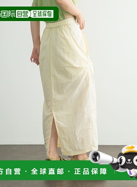 1h可退 日本直邮KBF 女装 侧褶设计半身裙 KB4525J140a字裙