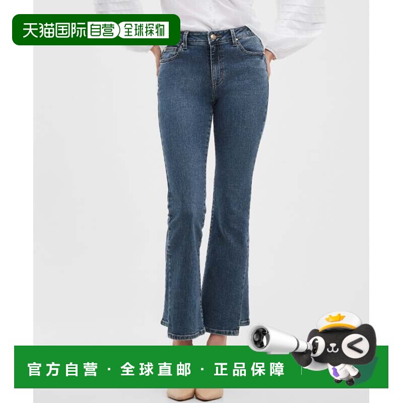 日本直邮GUESS Slim Brush Cut牛仔长裤牛仔裤喇叭裤