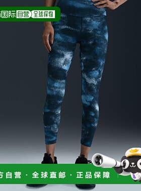 日本直邮 Nike 女士七分长紧身裤 HR7/8 F ONEDF AOP [FZ7276-478