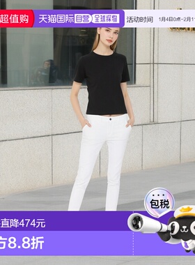 1h可退 日本直邮Extreme Cashmere 女士 羊绒混棉 克罗普短袖针织