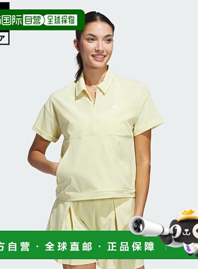 日本直邮 adidas 高尔夫Beyond The Course拨水2way半袖衬衫女士