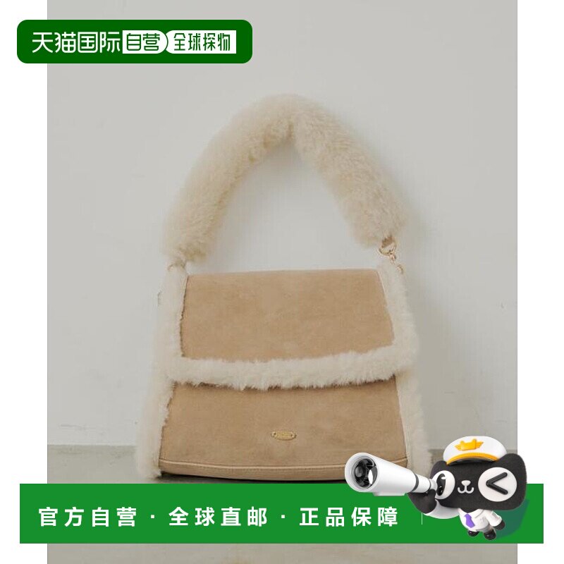 1h可退 日本直邮官方授权 Chico 毛绒手柄翻盖包手提包单肩包