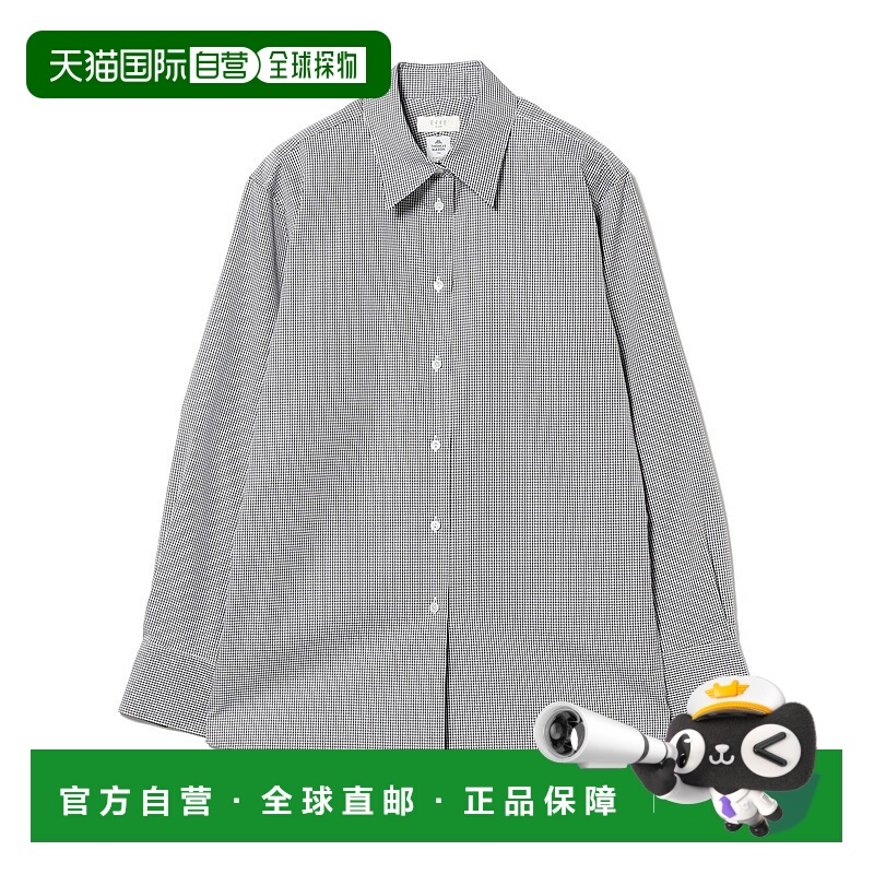 1h可退 日本直邮EFFE BEAMS女士千鸟格纹宽松衬衫 64111208563