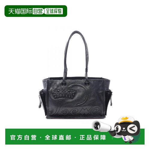 日本直邮中古Loewe罗意威女包B级9新Tote Bag托特包牛皮托特包黑
