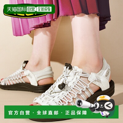 日本直邮KEEN UNEEK 2 OT 女士凉鞋 1028576 米白色 25cm