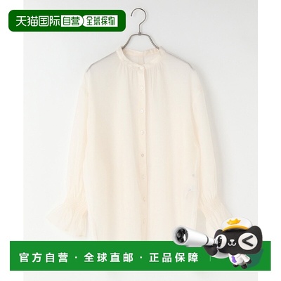 1h可退 日本直邮LOWRYS FARM 女士轻薄透肤开衩长袖衬衫 289800