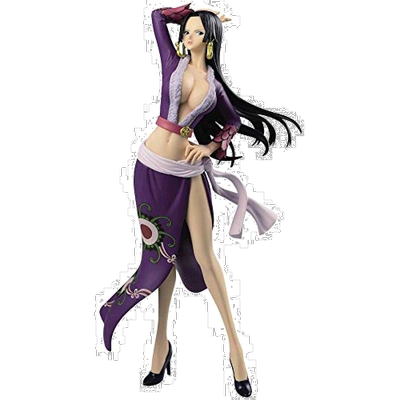 【日本直邮】海贼王GLITTER和GLAMOURS波雅汗库克紫衣装版模型玩