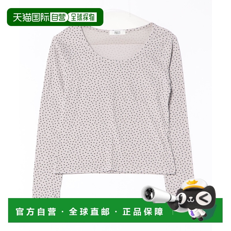 1h可退 日本直邮PHILLY 女装 星星图案 修身短款T恤 长袖设计 PWC