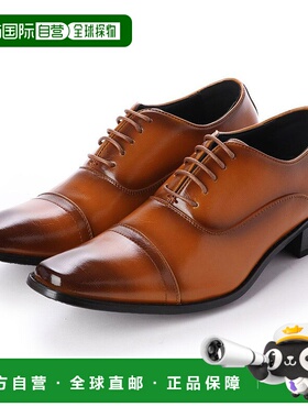 【日本直邮】Gino Zeeno 商务鞋 鞋子 男 男鞋 正装直筒鞋头系带