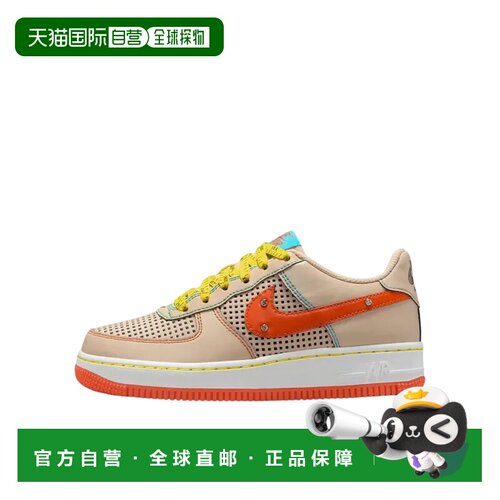 日本直邮NikeAir Force 1 Low 舒适百搭GS 低帮 板鞋 浅棕色 男女