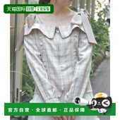 罩衫 1h可退 CI84X25 女装 复古格纹泡泡袖 日本直邮axes femme