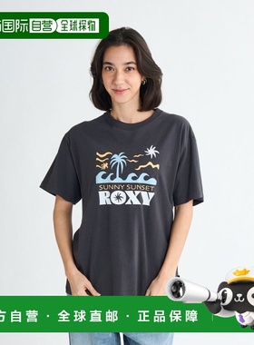 日本直邮ROXY 2025春夏女士冲浪半袖T恤 SUNNY SUNSET TEE RST251