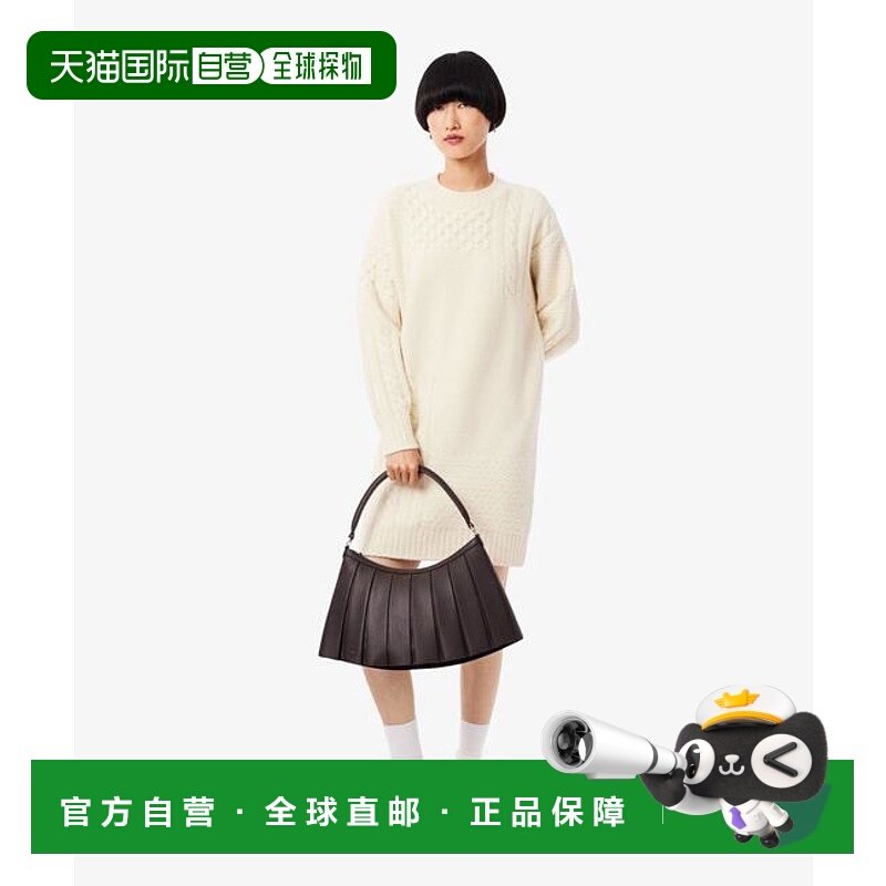 1h可退 日本直邮LACOSTE 拼接效果羊毛针织连衣裙毛衣,运动服/休闲服装,运动连衣裙,淘宝优惠券,粉丝福利购,淘宝优惠卷