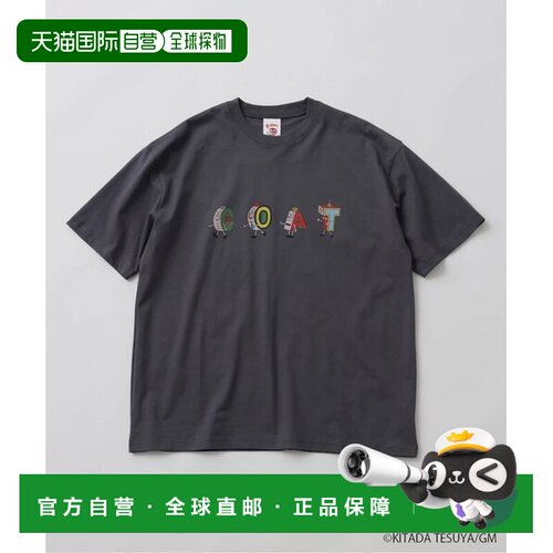 日本直邮JOURNAL STANDARD P酱 字母GOAT字母T恤