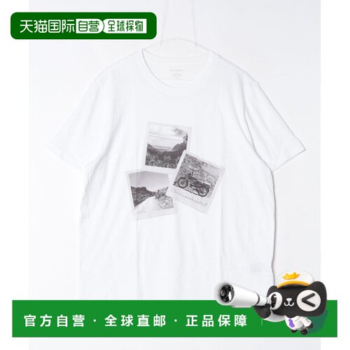 日本直邮BANANA REPUBLIC 男士 棉涤混纺印花T恤上衣男装 903149