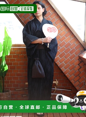 1h可退 日本直邮eight 男女通用传统风格浴衣四件套 wim819