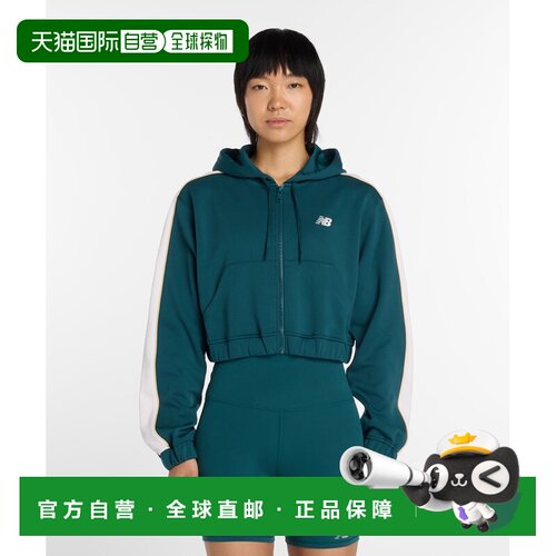 日本直邮New Balance 女装 休闲连帽拉链卫衣 WJ61B759AAV