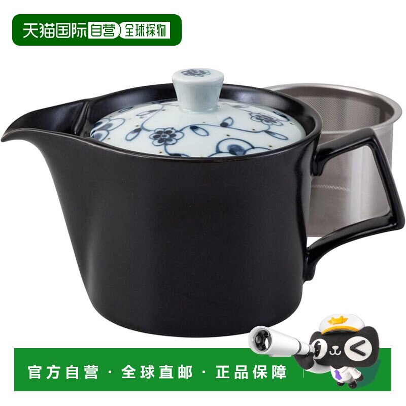 【日本直邮】伊万里烧 皇家纹茶壶340ml 蓝色 手工艺品略有差异