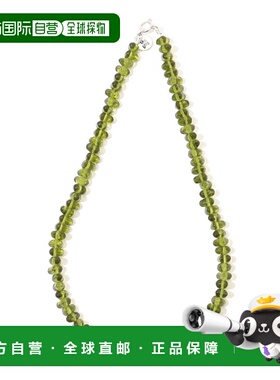 日本直邮SISI JOIA 女装玻璃串珠项链 半拉链设计 多色可选 27106