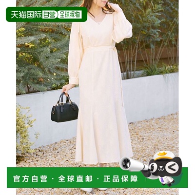 1h可退 日本直邮MAJESTIC LEGON 女士大开叉袖连衣裙 高贵优雅风