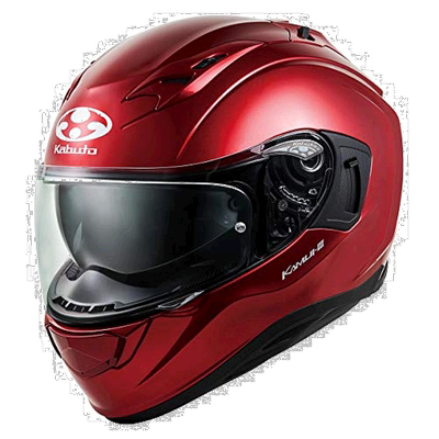 【日本直邮】Ogk Kabuto摩托头盔全脸KAMUI3 闪亮红 L 584733