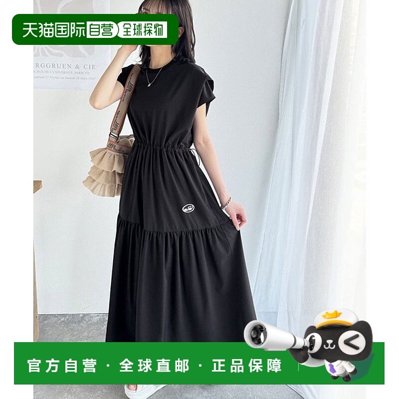 日本直邮Classical Elf 《JaVa合作款》刺绣logo宽松长连衣裙 C04