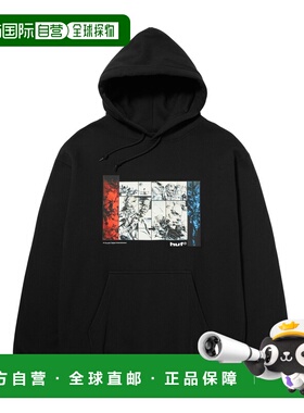 1h可退 日本直邮HUF联名Metal Gear Solid男女同款 liberty连帽衫