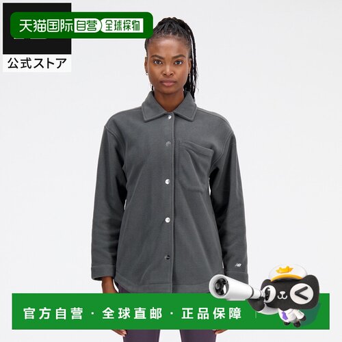 日本直邮New Balance Nb Athletics Polarfleece Shacket 纯色翻
