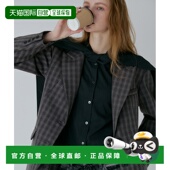 日本直邮LE CIEL BLEU女装 1h可退 格纹连帽衬衫 28S63205