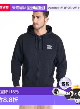 日本直邮BILLABONG GROOVY男士派克外套 BF012011 黑色卫衣帽衫