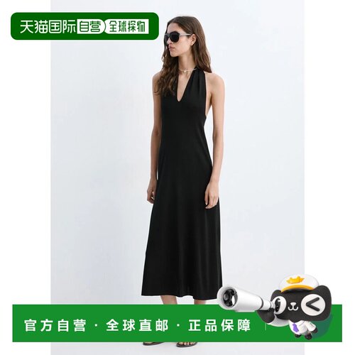 日本直邮MANGO 连衣裙 黑色