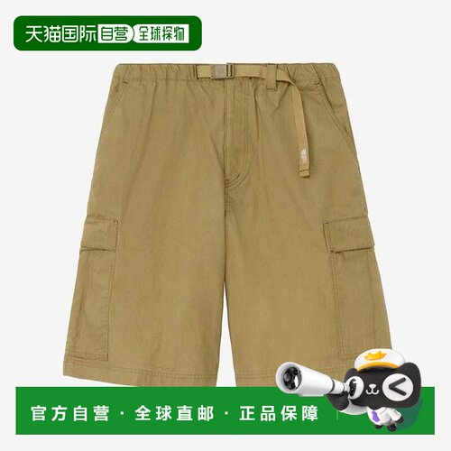 日本直邮北面THE NORTH FACE 侧边口袋宽松水洗工装短裤 男女同款