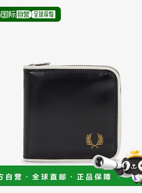 1h可退 日本直邮FRED PERRY 男女同款 经典拉链环绕钱包 L1195