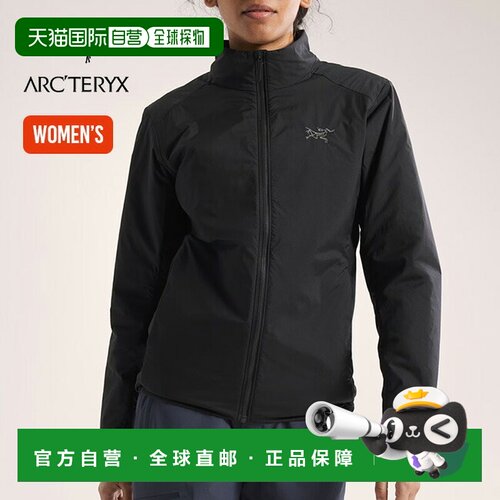 日本直邮Arc'teryx 女式中棉冲锋衣始祖鸟 黑色夹克