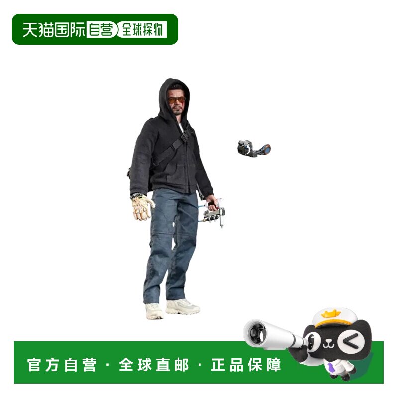 日本直邮 HotToys 钢铁侠3 1/6比例人偶 托尼斯塔克 满大人宅邸袭