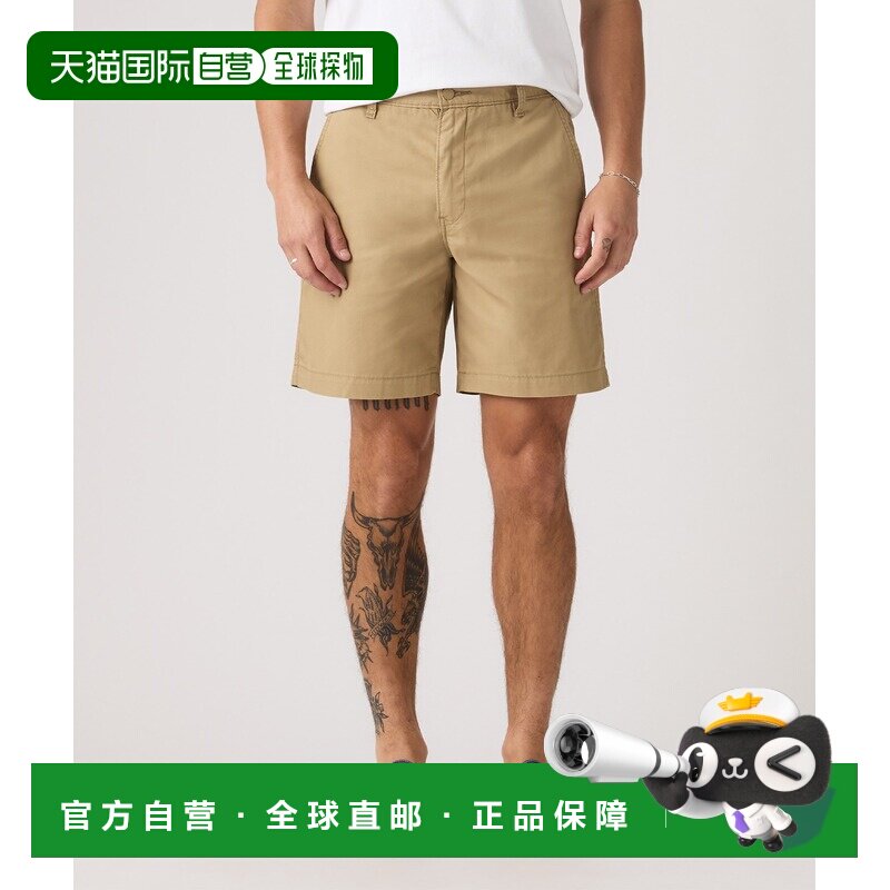 日本直邮Levi's 男装 棉质休闲短裤贝ige色 A46610058
