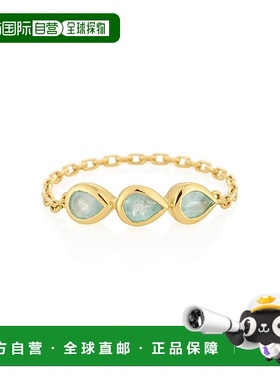 日本直邮日潮 4度C ４℃ K10黄玫瑰金链条戒指 [152446243003]