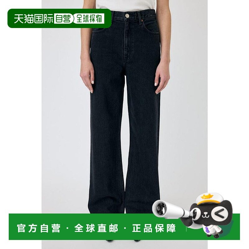 日本直邮MOUSSY HW 90S BLK STRAIGHT牛仔裤 [MO1164EW035396] 黑