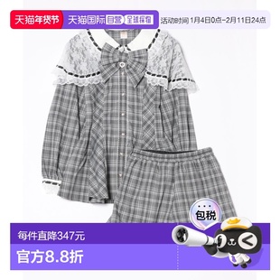 1h可退 日本直邮Secret Honey 女装 蕾丝披肩两件套 宽松半透明设