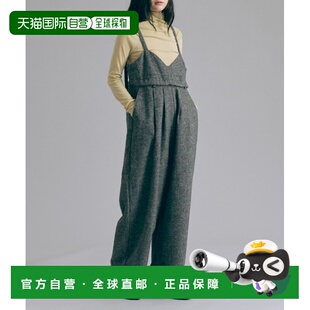 1h可退 日本直邮EN NEUME 女装 2Way粗花呢抹胸连体裤 95027