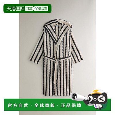 日本直邮Zara几何图案的提花浴袍